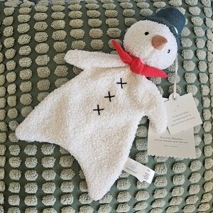 NWT Cloud Island Snowman Security Blanket